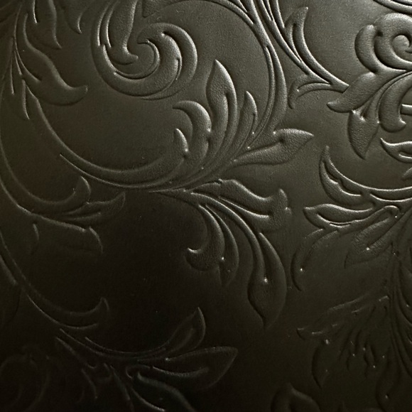 Versace Black Embossed huge size Clutch - Picture 3 of 9